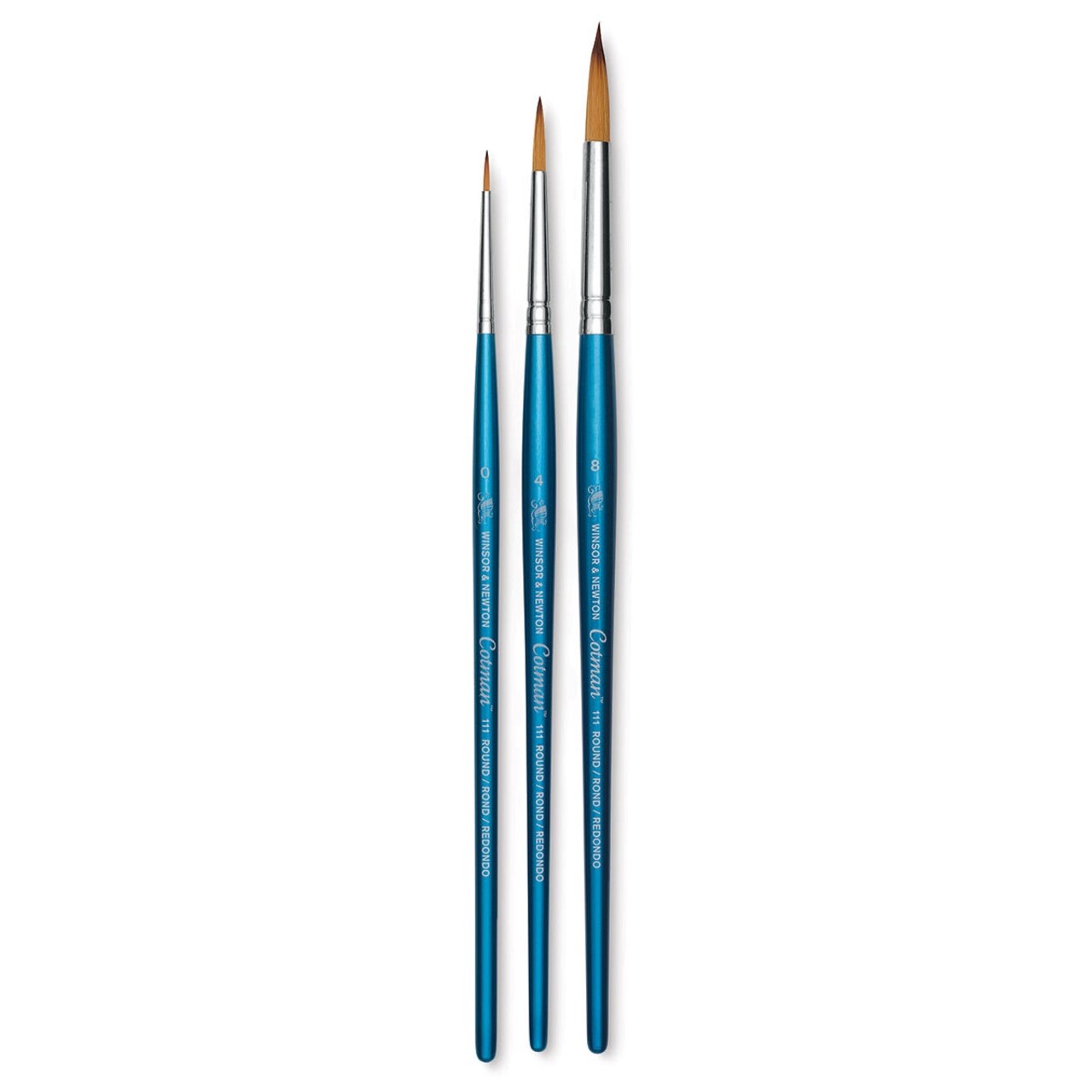 Winsor & Newton Cotman Watercolor Brush Set - Set 2, Set of 3, Short Handle